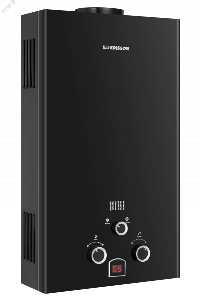 Водонагреватель газовый проточный EDISSON E 20 D  (Black)