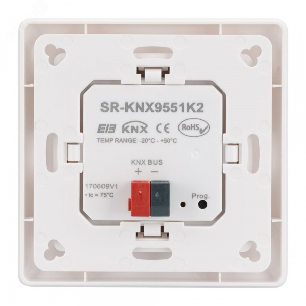 Панель Knob SR-KN9551K2-UP White KNX, DIM ARL