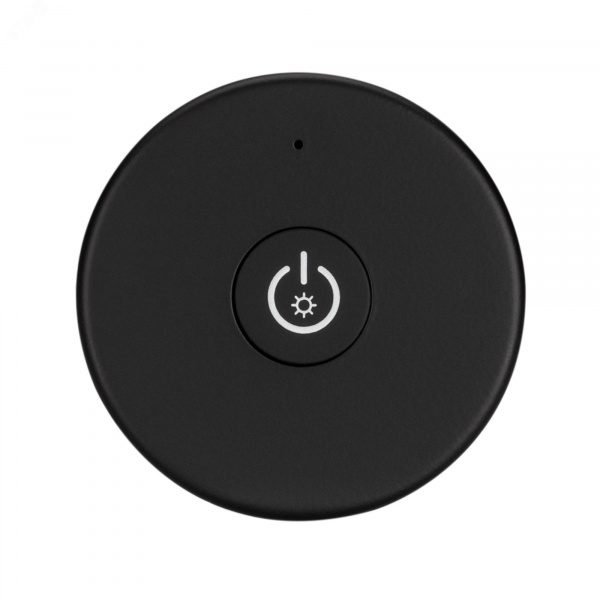 Панель Knob SMART-P87-DIM Black 3V, 1 зона, 2.4G ARL, IP20 пластик, 5 лет