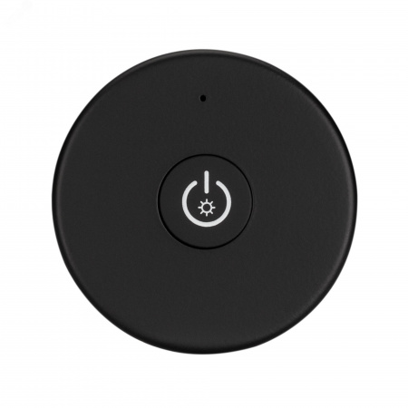 Панель Knob SMART-P87-DIM Black 3V, 1 зона, 2.4G ARL, IP20 пластик, 5 лет