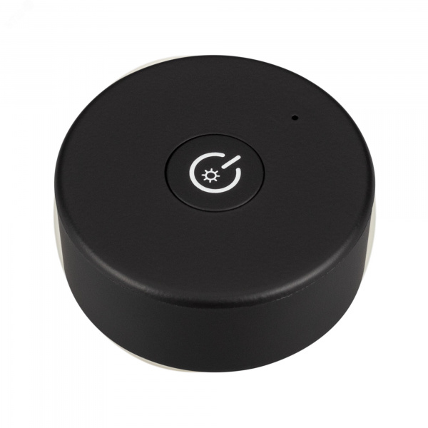 Панель Knob SMART-P87-DIM Black 3V, 1 зона, 2.4G ARL, IP20 пластик, 5 лет