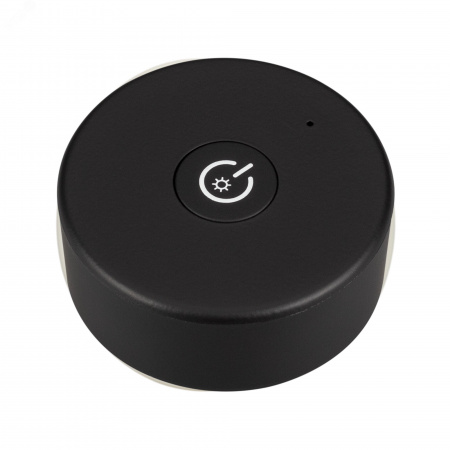 Панель Knob SMART-P87-DIM Black 3V, 1 зона, 2.4G ARL, IP20 пластик, 5 лет