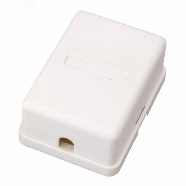 Розетка телефонная внешняя, 1 порт UTP, RJ-11 (6P2C), CAT3