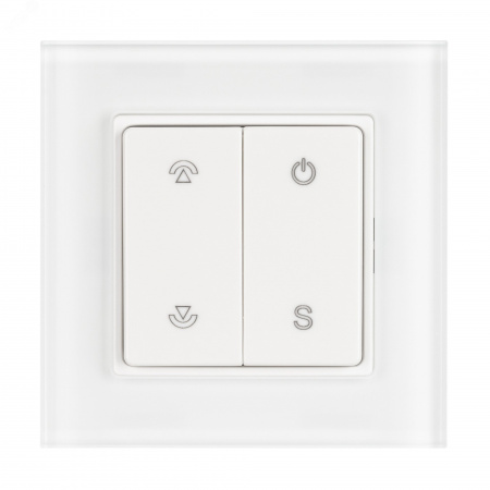 Панель SMART-P47-DIM-G-SUF 3V, 1 зона, Knob, 2.4G ARL, стекло