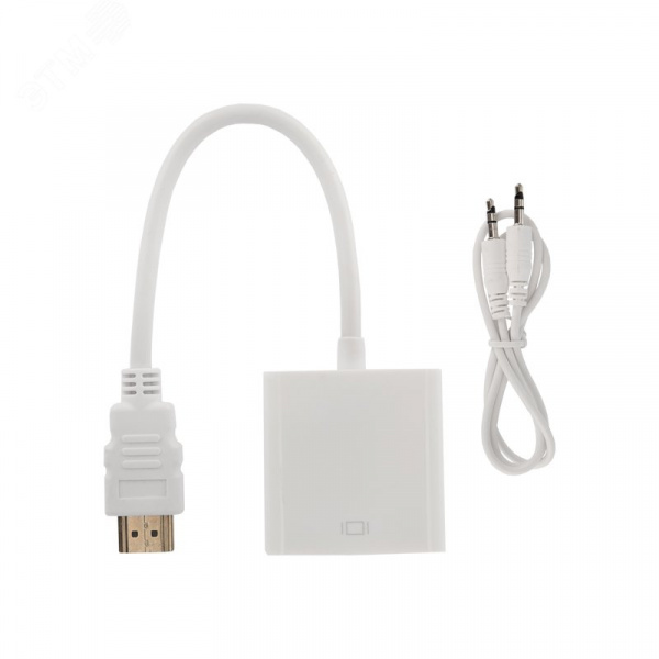 Переходник HDMI - VGA, провод + аудио кабель 3.5мм.