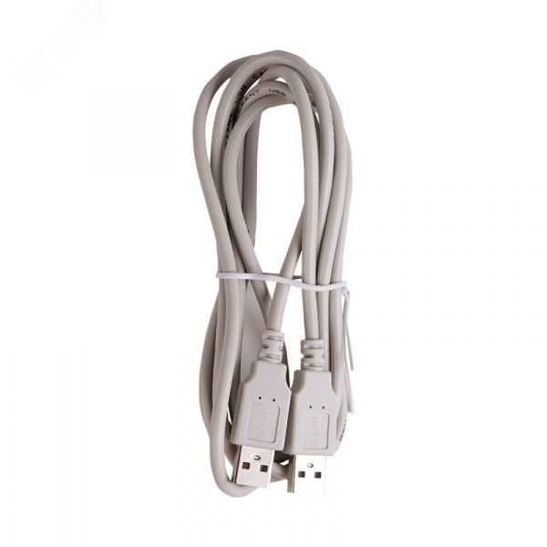 Кабель USB (шт. USB A - шт. USB A), 1.8м., серый