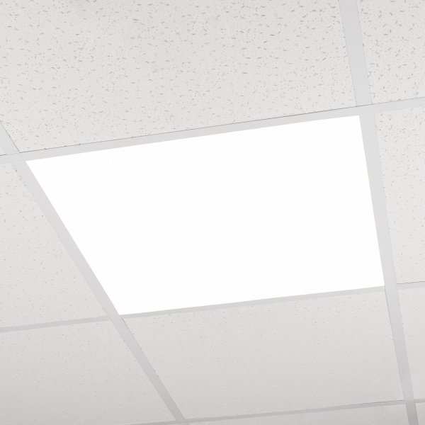 Светильник DL-TITAN-FRAMELESS-S600x600-40W Day4000 WH 120 deg CRI90 230V IP40 металл 5 лет