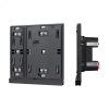 Панель управления кнопочная INTELLIGENT ARLIGHT KNX-302-22-IN Black (Bus) (IARL, IP20 пластик, 2 года, механизм)