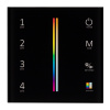 Панель Sens SMART-P55-MULTI Black 3V, 4 зоны, 2.4G ARL, IP20 пластик, 5 лет