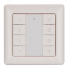 Панель Sens SMART-P38-MIX White 230V, 4 зоны, 2.4G ARL, IP20 пластик, 5 лет