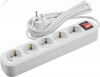 Удлинитель бытовой OPE-S-05-500-ESC-3x0.75 с заземлением с выключателем 5 розеток  5м ПВС 3х0,75 2200Вт