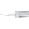 Светильники светодиодные для мебели UЛм-F45-2x6W/4500K IP20 SILVER набор из 2-х шт Механический выключатель 600х25х8мм 2х500Лм