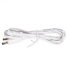 Светильники светодиодные для мебели UЛм-F45-2x6W/4500K IP20 SILVER набор из 2-х шт Механический выключатель 600х25х8мм 2х500Лм