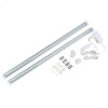 Светильники светодиодные для мебели UЛм-F45-2x6W/4500K IP20 SILVER набор из 2-х шт Механический выключатель 600х25х8мм 2х500Лм