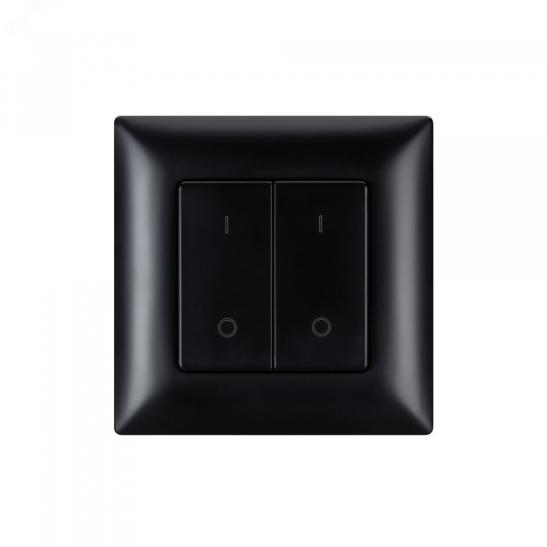 Панель конпочная INTELLIGENT ARLIGHT SMART-RF-801-22-2G-DIM-SUF Black (3V, 2.4G) IP20 Пластик, 5 лет
