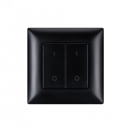 Панель конпочная INTELLIGENT ARLIGHT SMART-RF-801-22-2G-DIM-SUF Black (3V, 2.4G) IP20 Пластик, 5 лет
