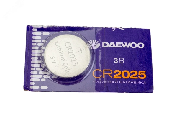 Элемент питания CR2025 DAEWOO Lithium блистер, 5 шт.