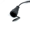 Удлинитель на рамке 1-местный КГ с/з 3*2.5 10м Professional черный PRF22-41-10 50029