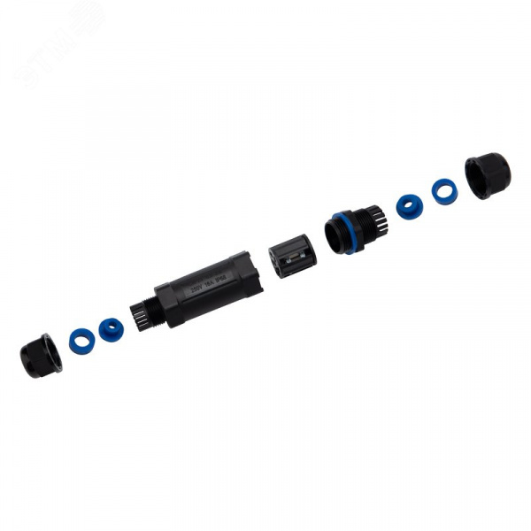 Кабельный коннектор I-образный (5PIN) IP68, REXANT