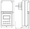 Розетка с таймером (недельная) электронная IP44 16А 3500W