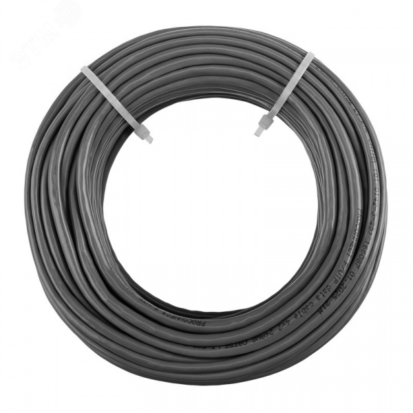 Витая пара F/UTP 4PR 24AWG CCA CAT5e PVC серый бухта 25м