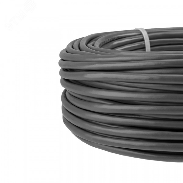 Витая пара F/UTP 4PR 24AWG CCA CAT5e PVC серый бухта 25м