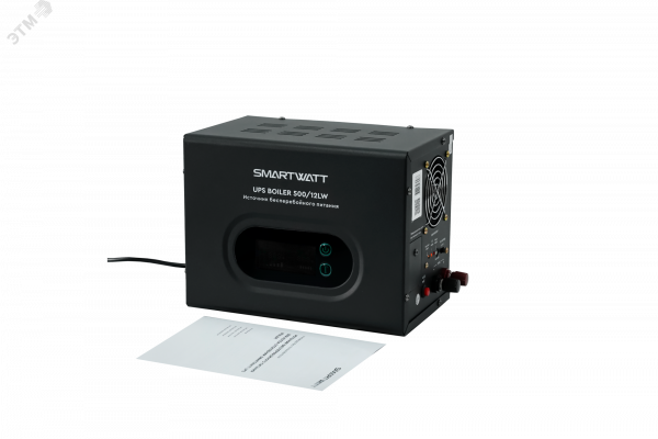 Источник бесперебойного питания для котла отопления 500ВА SMARTWATT UPS BOILER 500/12LW