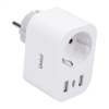 Умная розетка Wi-Fi 2USB Type-C  5В, 2,4A 16A До 3680Вт Голосовое управление приложение UnielSmart  TM Uniel USH-A103 1G/UC/WF WHITE