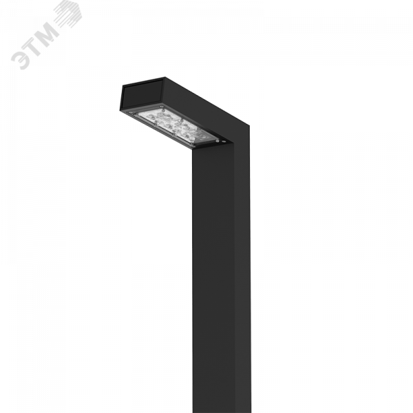 Светильник светодиодный парковый Glight S 10 Вт 3000K RAL9005 черный муар 900 мм