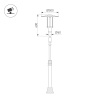 Светильник светодиодный OXOR-SHADL-С-500x600-50W Day4000 (BK, 120 deg, 230V) IP65 (ARL, IP20 Металл, 5 лет)