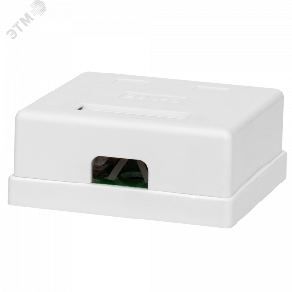 Розетка компьютерная 8P8C (RJ-45) UTP Cat6 2 порта (DIY упак.)