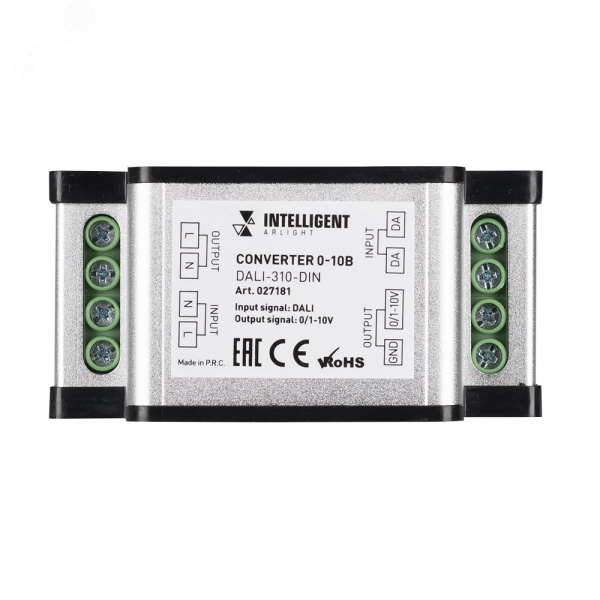 Декодер SMART-K23-DMX512-DIN 12-24 V, 3x6A ARL, IP20, пластик, 5 лет