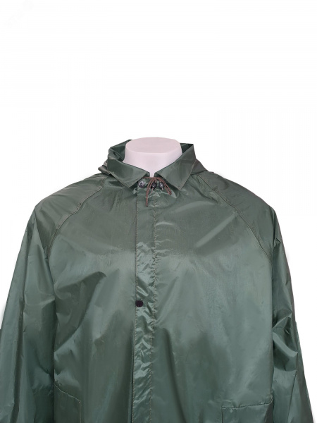 Плащ мужской влагозащитный арт. JP-01 цв. зелёный р.3XL 60-62 170-188