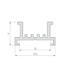 Панель Rotary SMART-P3-DIM (12-24V, 2.4G) (ARL, IP20 Пластик, 5 лет)