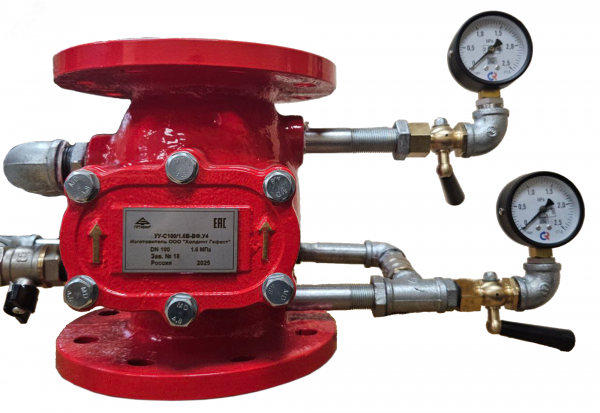 "Узел управления спринклерный водозаполненный УУ-С100/1.6В-ВФ.У4-""Аква-Гефест"""