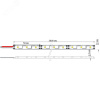 Лента LED открытая, 8 мм, IP23, SMD 2835, 60 LED/m, 12 V, цвет свечения белый