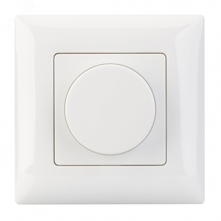 Панель SMART-P15-DIM-IN White (230V, 1.5A, TRIAC, Rotary, 2.4G) (ARL, IP20 Пластик, 5 лет)