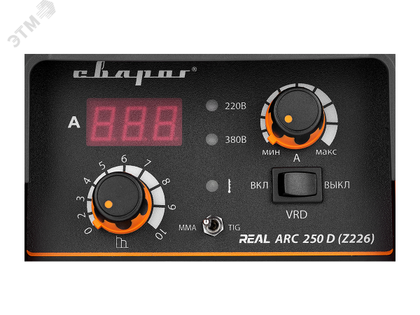 Инвертор сварочный ARC 250D ''REAL'' (Z226)