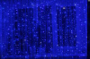 Электрогирлянда Занавес 625 LED 2.5х1.5 м синяя