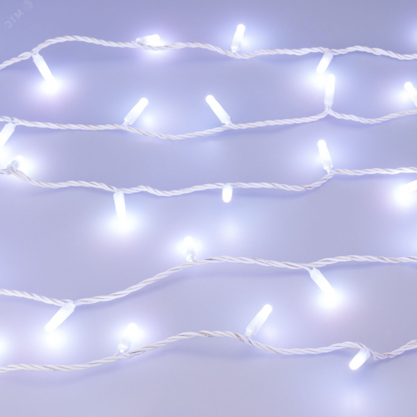 Гирлянда светодиодная декоративная ARD-STRING-CLASSIC-10000-WHITE-100LED-MILK-LIVE RGB-DMX 24V, 10W ARDCL, IP65