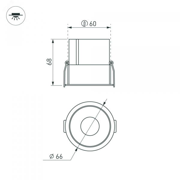 Светильник MAG-VIBE-FLAT-L293-12W Day4000-MIX (WH, 100 deg, 48V, TUYA Zigbee) (IP20 Металл, 5 лет)