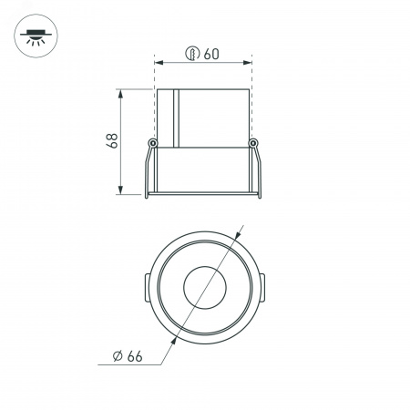 Светильник MAG-VIBE-FLAT-L293-12W Day4000-MIX (WH, 100 deg, 48V, TUYA Zigbee) (IP20 Металл, 5 лет)