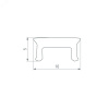 Светильник MAG-VIBE-FLAT-L293-12W Day4000-MIX (WH, 100 deg, 48V, TUYA Zigbee) (IP20 Металл, 5 лет)
