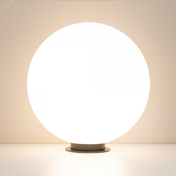 Светильник светодиодный KT-GLOBE-R500-15W Warm3000 (DG, 275 deg, 24V) (ARL, IP65 металл, 3 года)