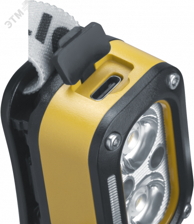 Фонарь светодиодный NPT-H43-ACCU 1LED белый, 3 Вт + 1 LED желтый, 3Вт налобный аккумуляторный