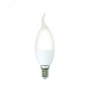 Лампа светодиодная LED-CW37-5W/4000K/E14/FR/SLS Форма свеча на ветру матовая Белый свет (4000K) ТМ Volpe