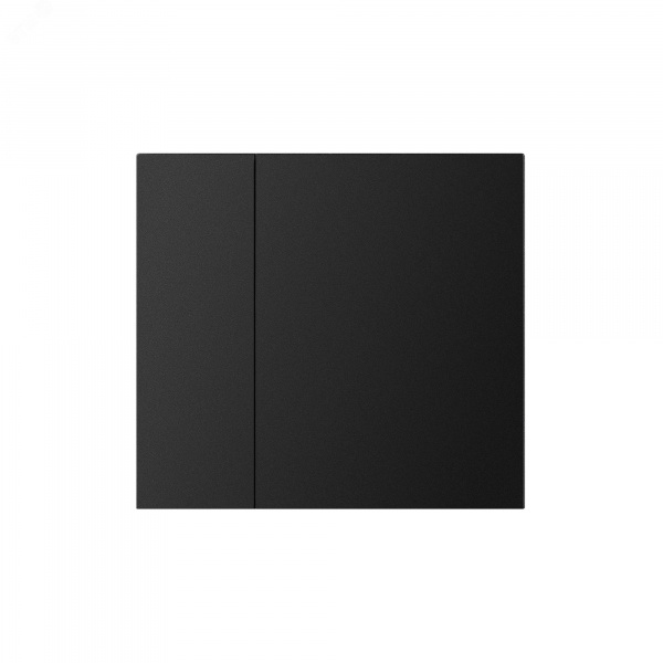 Накладка панели INTELLIGENT ARLIGHT KNX-23-2G-SUF Black (Backlightless) (IARL, IP20 металл, 2 года)