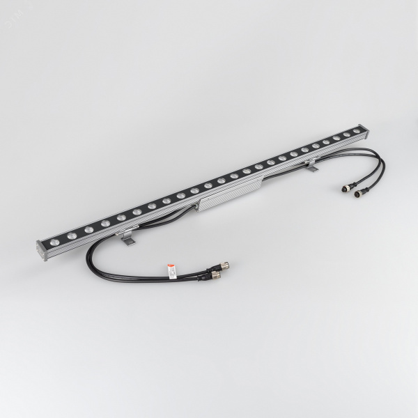 Прожектор светодиодный AR-LINE-1000M-24W-24V RGB (Grey, 30 deg, DMX512) (ARL, Закрытый)