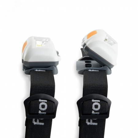 Фонарь светодиодный налобный на батарейках 3хAAA 1LED+2RED IP44 пластик