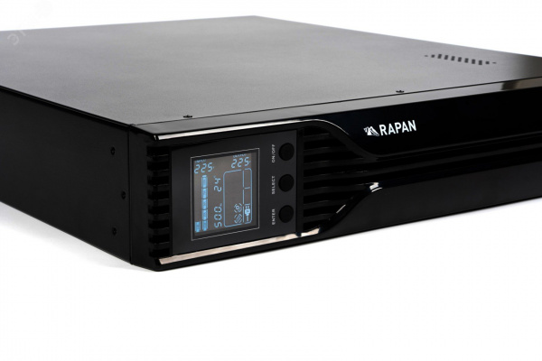 Источник бесперебойного питания Line-interactive RAPAN-UPS 2000 ВА/1400 Вт Rack+4x9Ah-E встр. АКБ